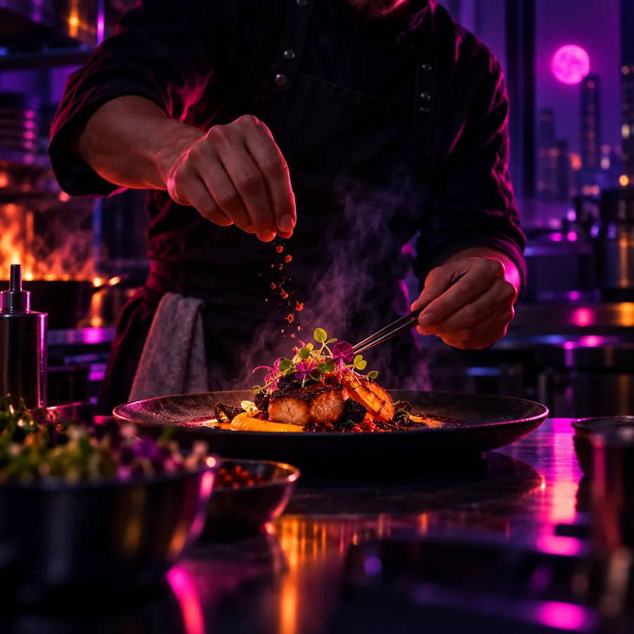Exemple de contenu sur un chef de minuit