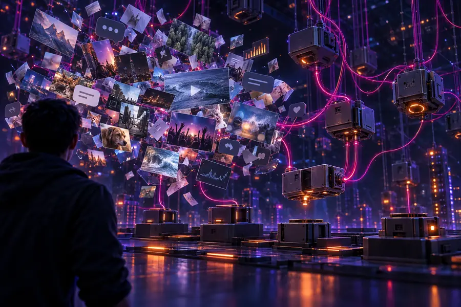 Unstructured source material waiting for content adaptation